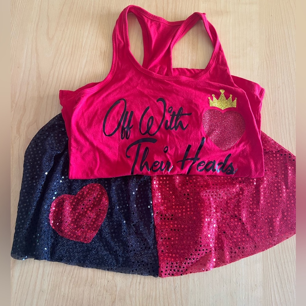 Queen of Hearts running costume